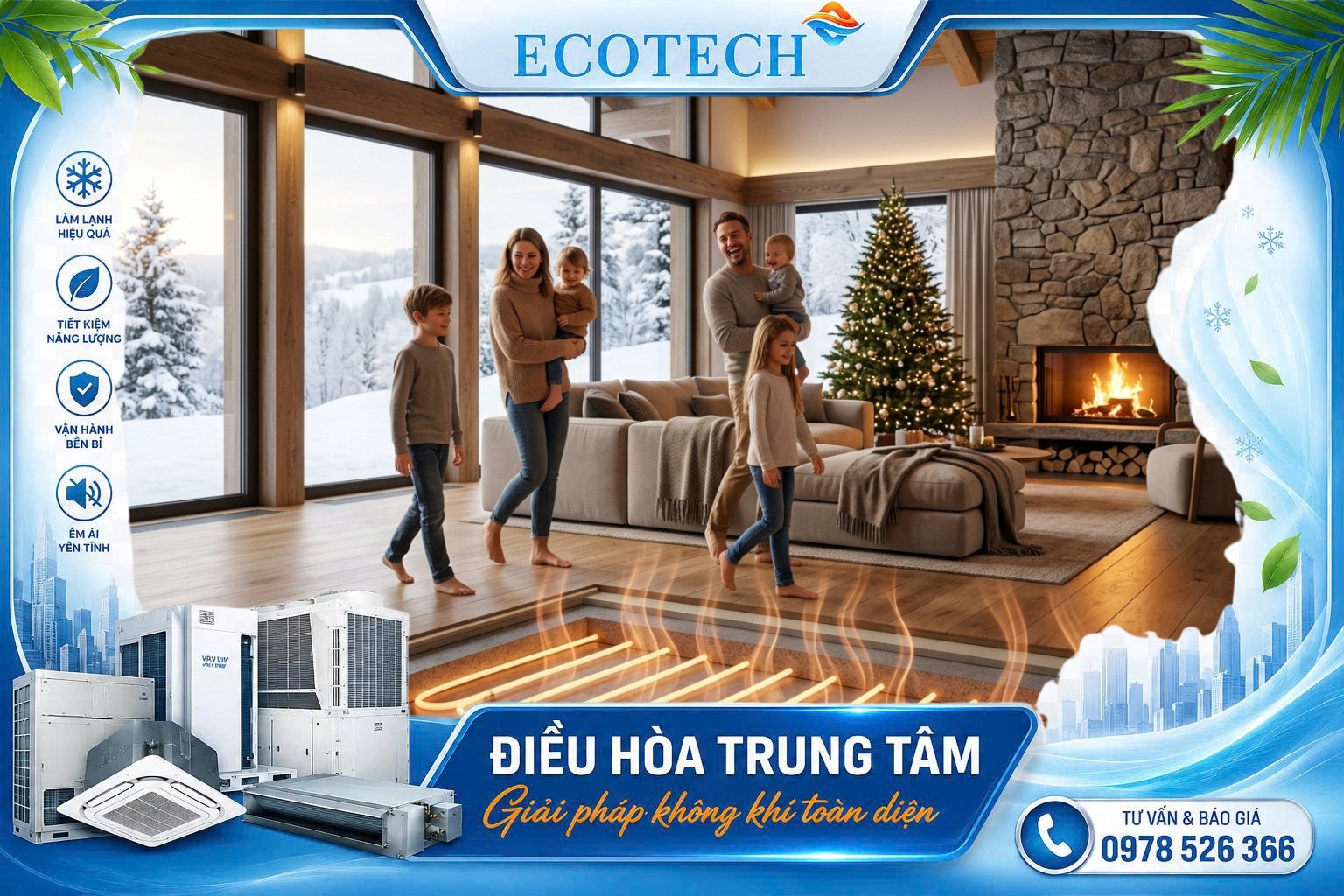 Lắp Đặt Hệ Thống Sưởi Sàn Thủy Lực Bằng Nước Nóng Chuyên Nghiệp